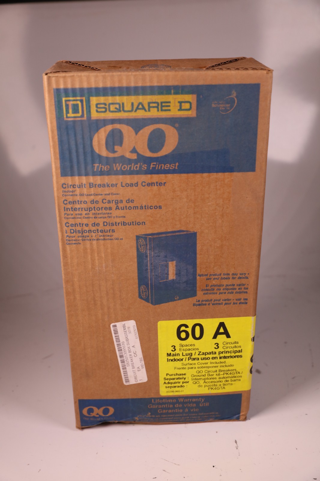 Square D QO403L60NS  240V Load Center, New