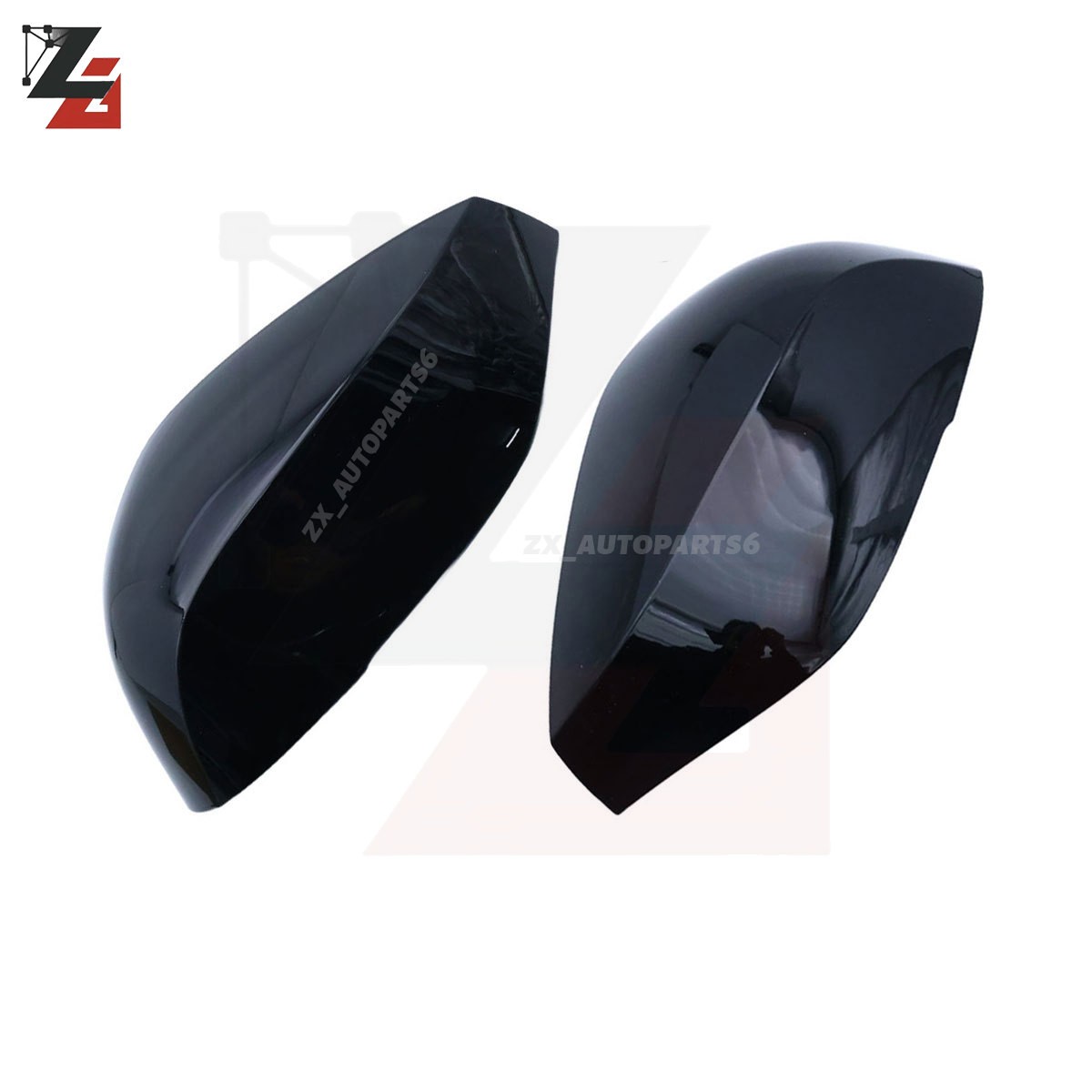 Gloss Black Style Side Wing Mirror Cover Cap For Infiniti Q50 Q60 2014-2021 2024