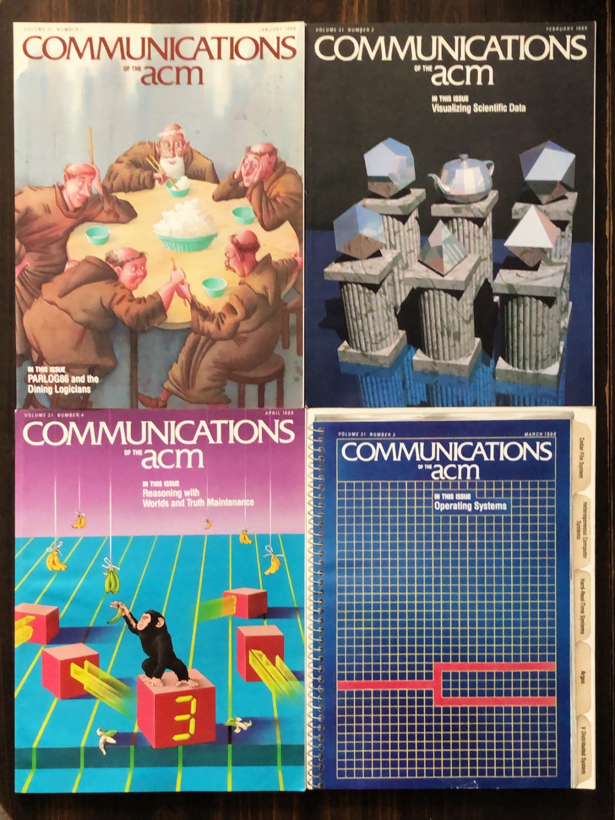 1988 Communications of the ACM - Lot of 4