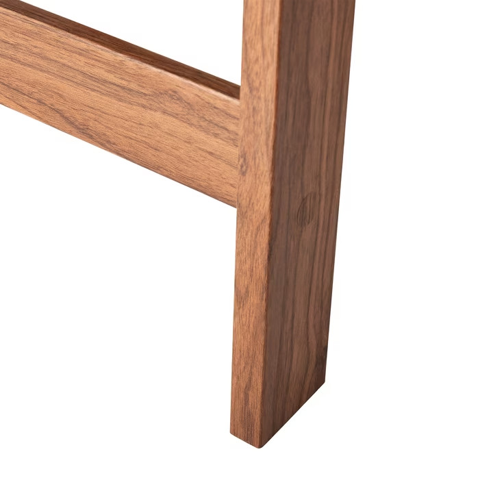 Mainstays Small Square Wood Side Table, Walnut Finish