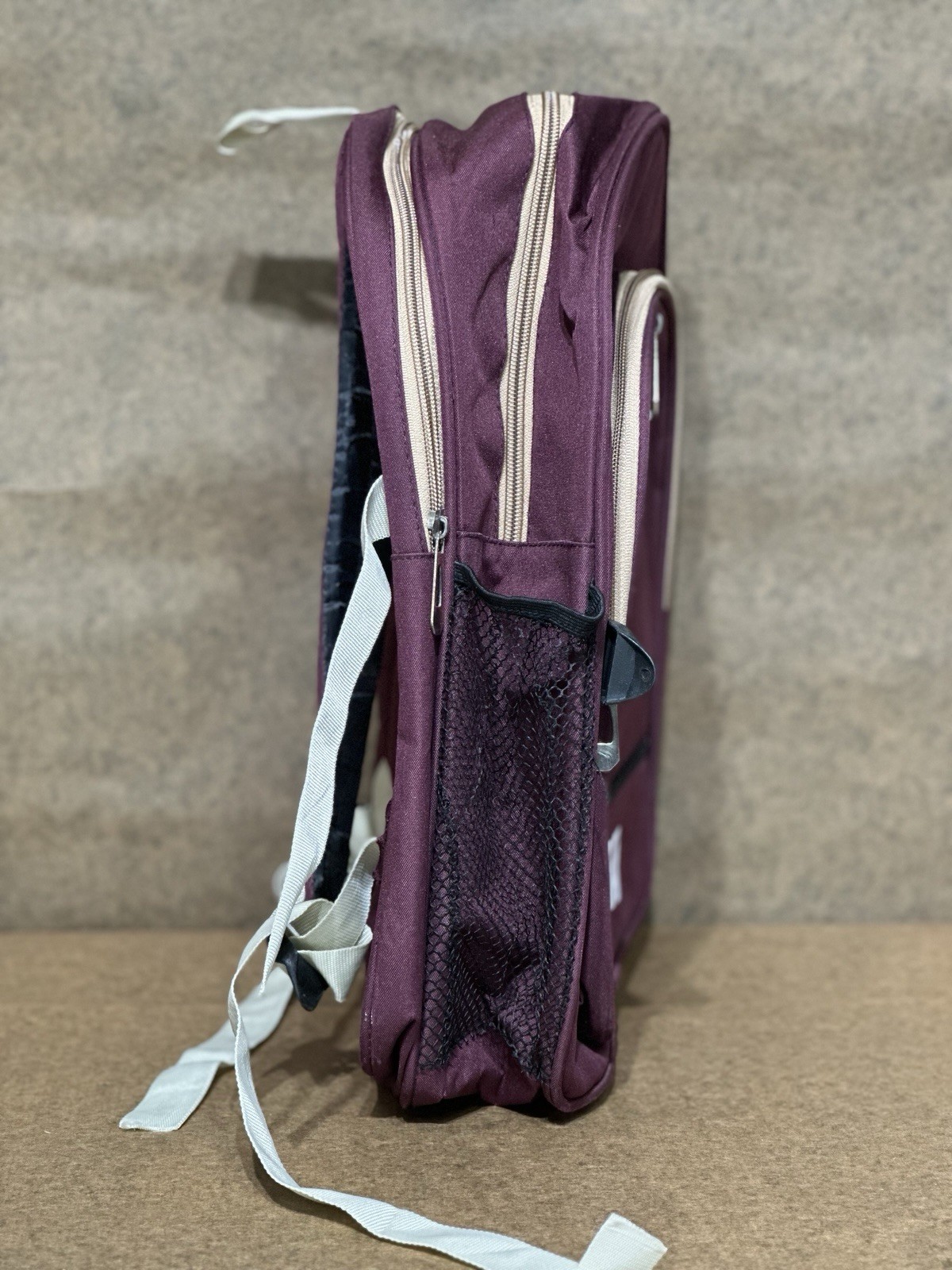 Puma Green, White And Maroon Backpack, New Without Tags