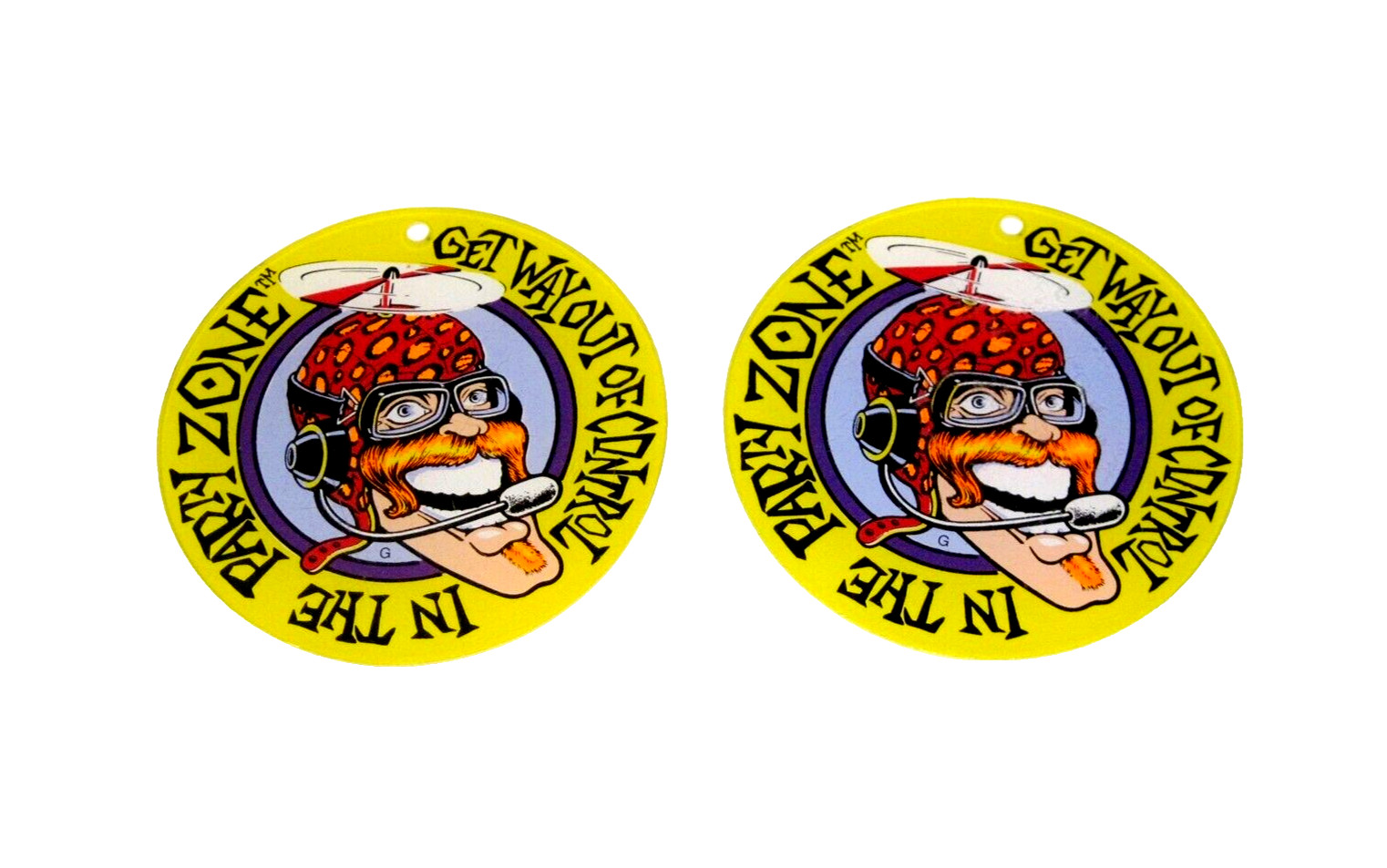 Party Zone Pinball Promo Plastic Key Chains