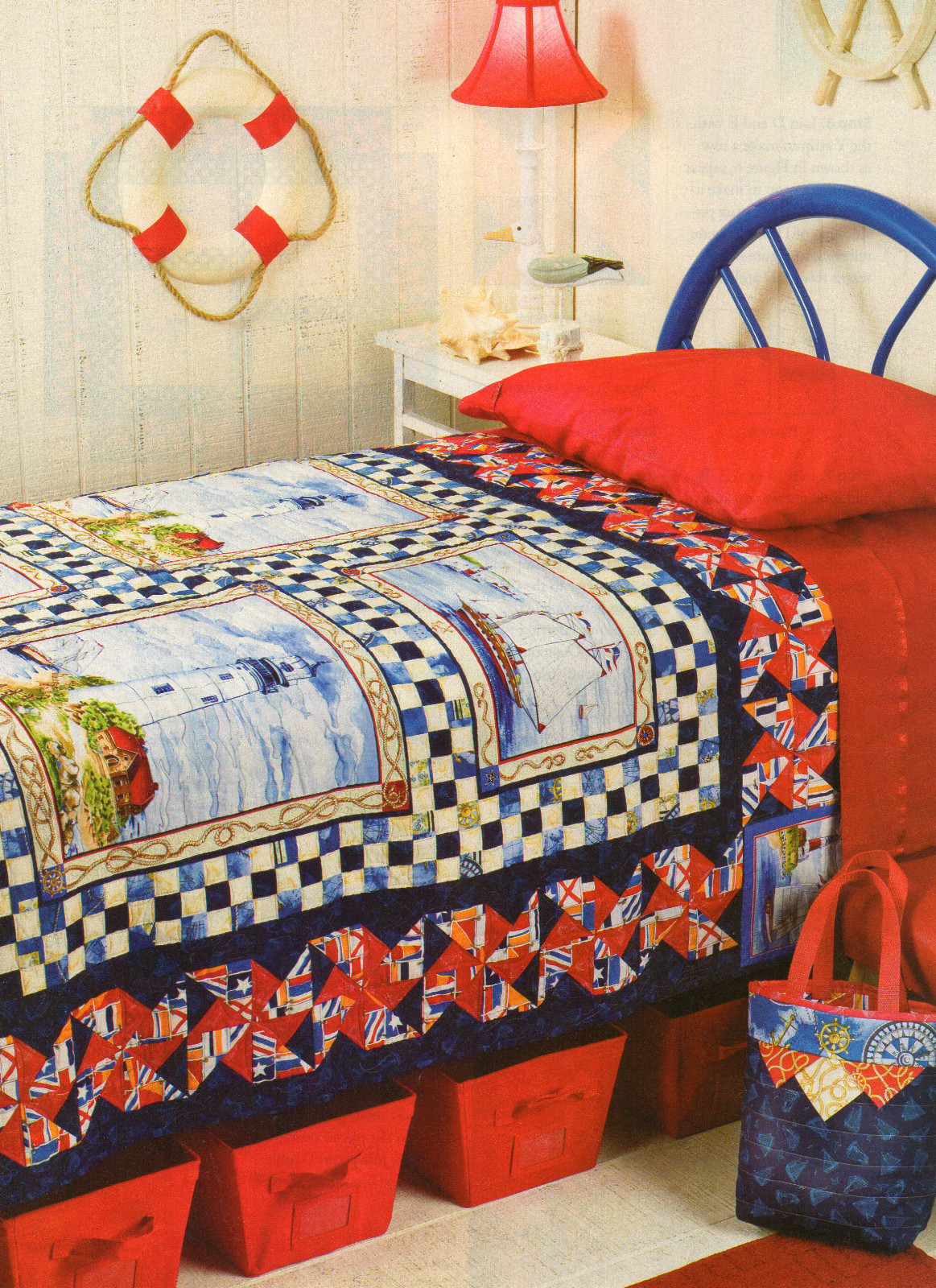 Sail Away Quilt Pattern Pieced LK