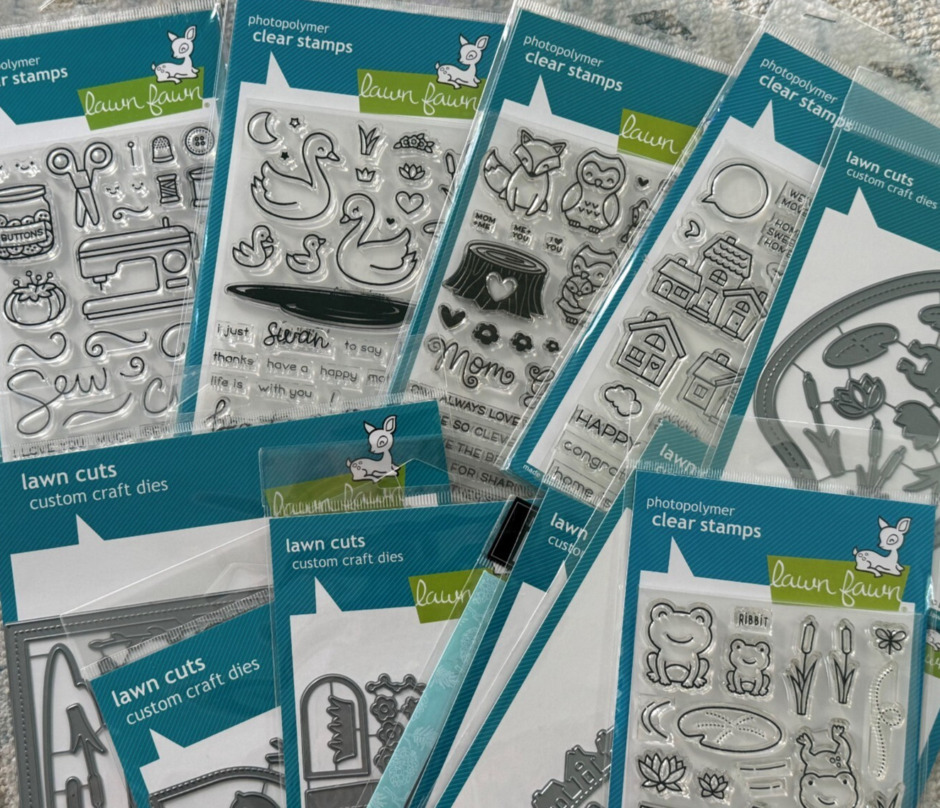 Lawn Fawn and others Stamps and Dies - some sets - all NEW! Pick what you want!