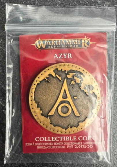 Azyr Collectible Coin-Stormcast Eternal-Chaos-Magic-Realm-Orruk-Warhammer Sigmar