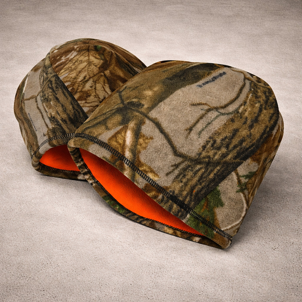 2-Pack: Realtree Reversible Fleece Beanie Camo Adult OSFM Brand New with Tags