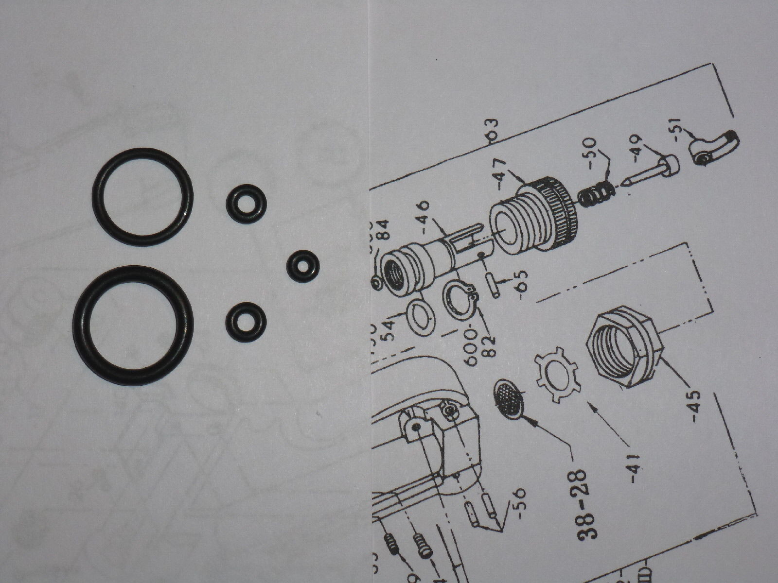 Crosman Mark I Mark II MK 1 2 Pistol Seal Kit + Exploded View & Guide Version #1