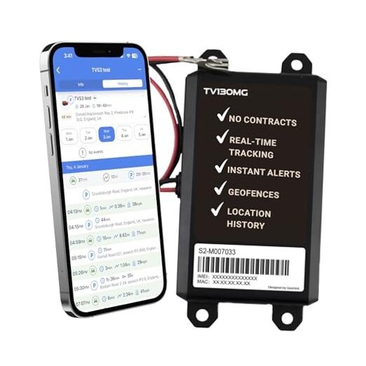 Truview TV130 4G GPS Tracker with - Live Updates-Vehicle Tracking Device for