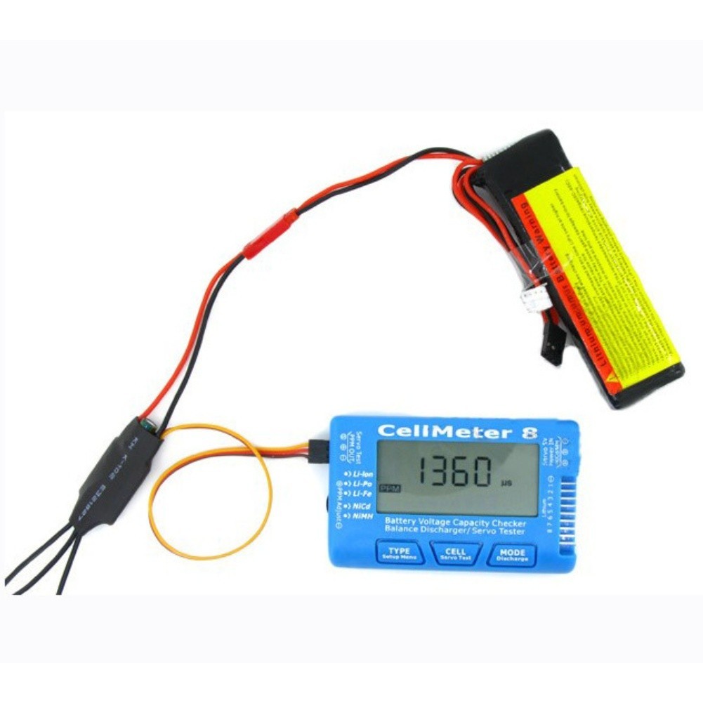 for 7s Compatible Digital Battery Monitor for For LIPO Li-ion NiMH NiCd Use