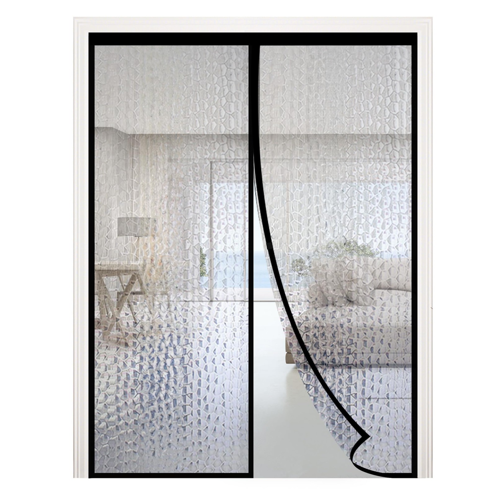Magnetic Thermal Insulated Door Curtain,Waterproof EVA Door Cover,Fit Doors S...