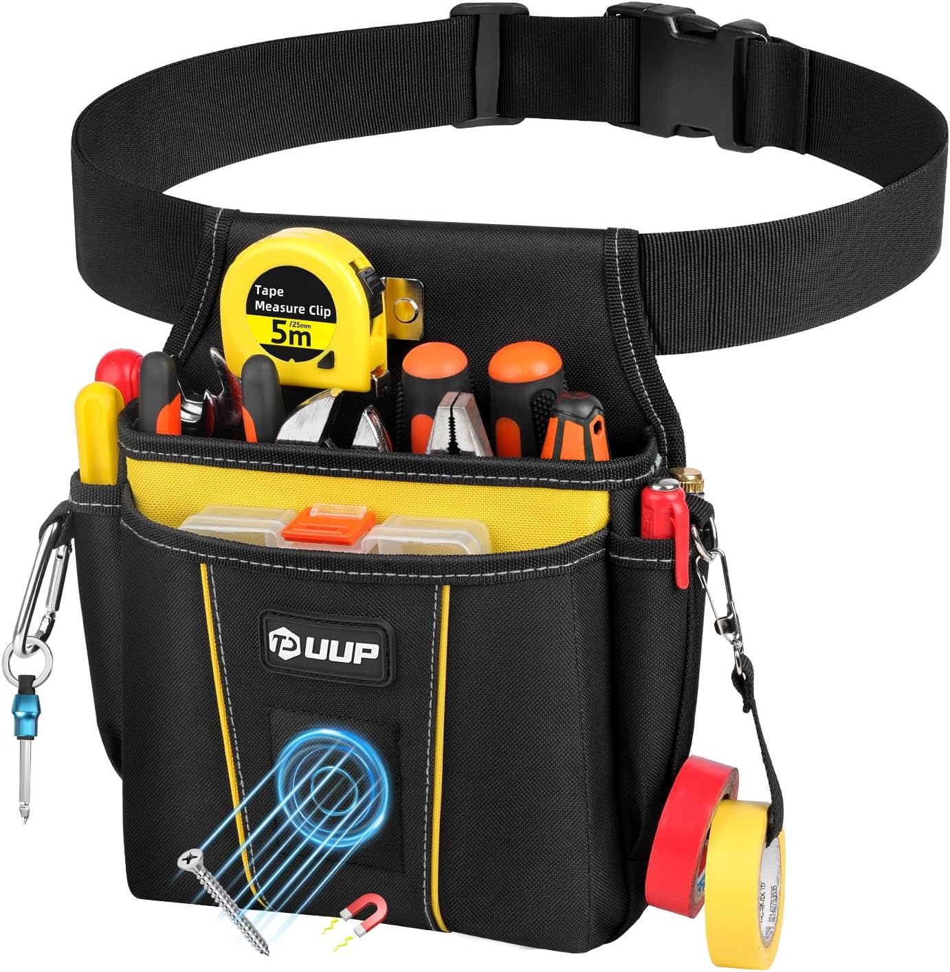 Magnetic Tool Belt & Tool Bag Bundle - Ultimate Organizer for DIY Projects!