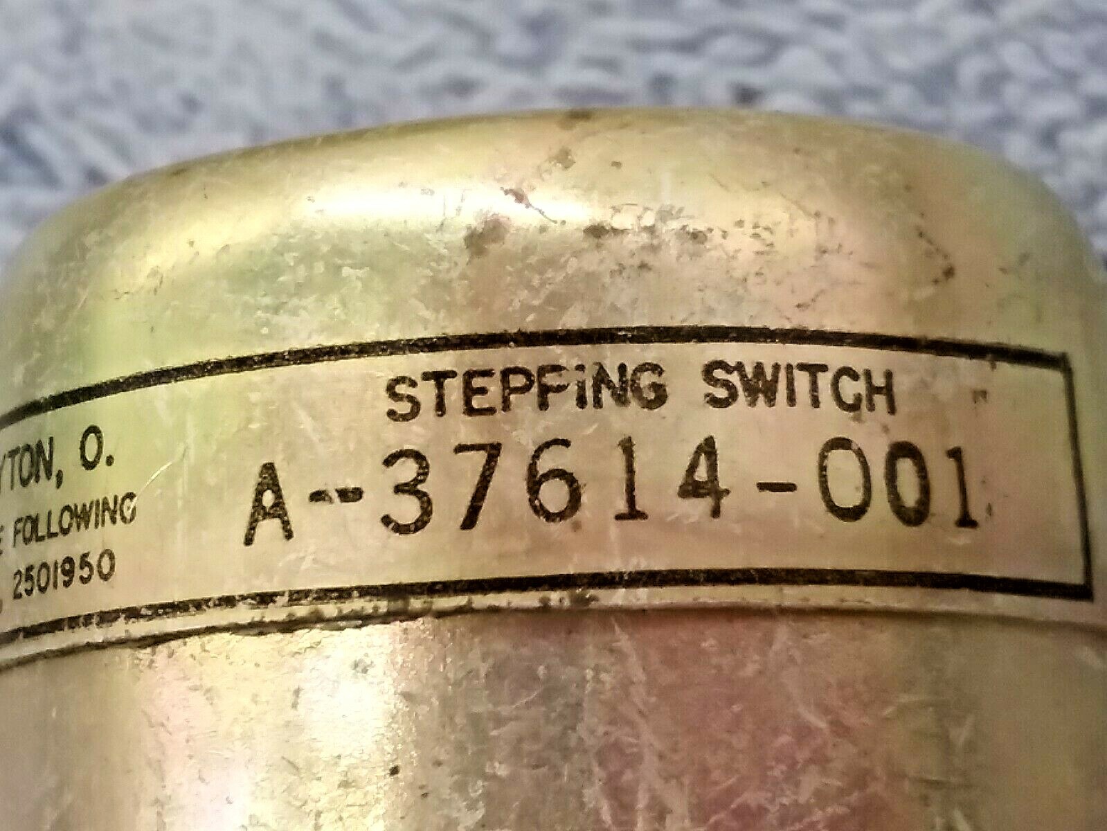 1 NOS LEDEX STEPPING SWITCH A-37614-001