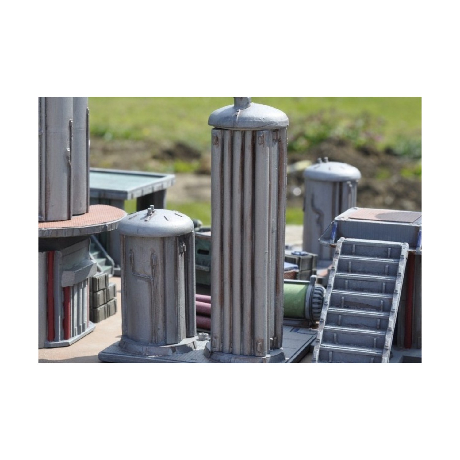 Ainsty SF Mini Terrain 28mm 10cm Upright Pipe Length Pack New