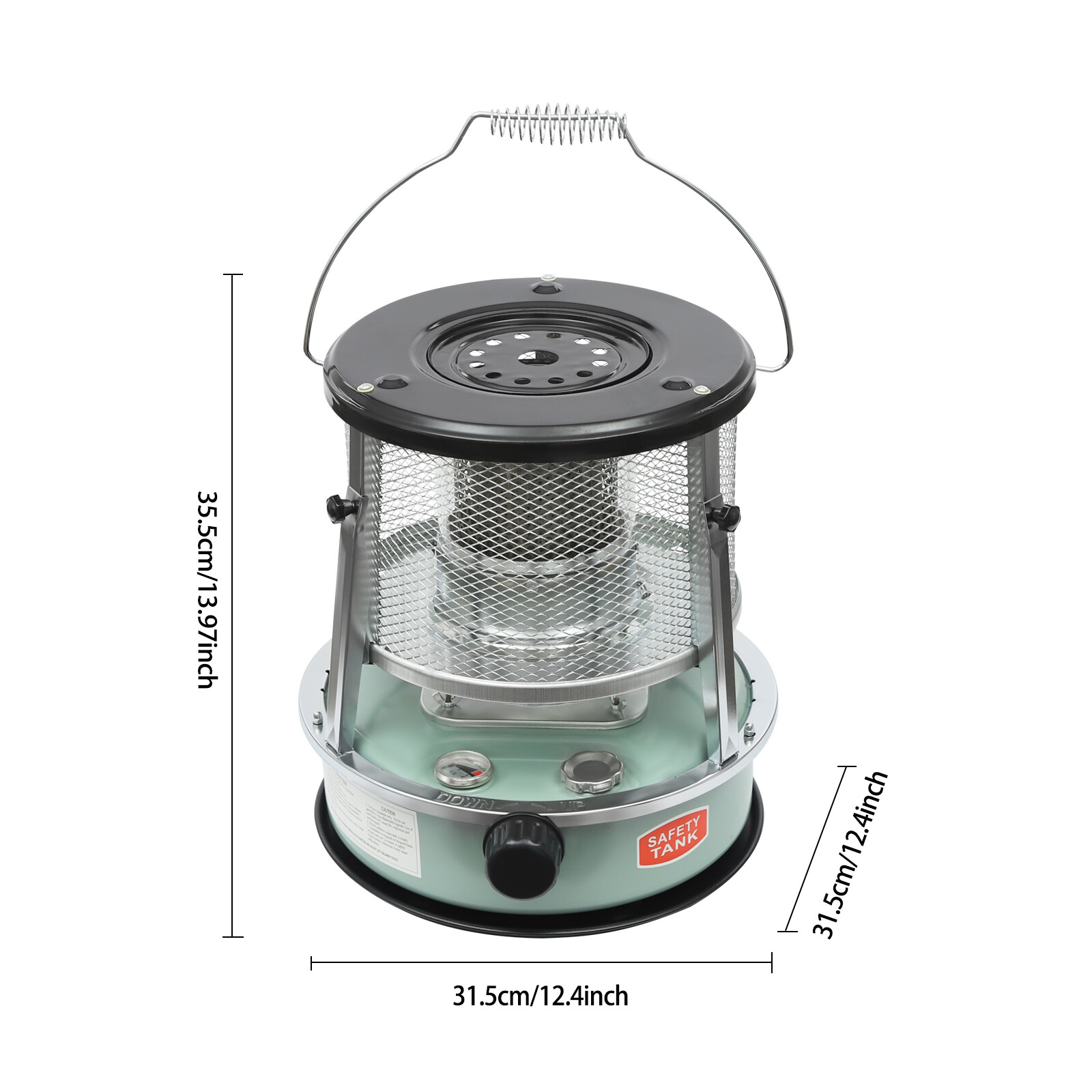 Kerosene Heater,4.6L Kerosene Heaters for Indoor Use,Portable Heater for Camping