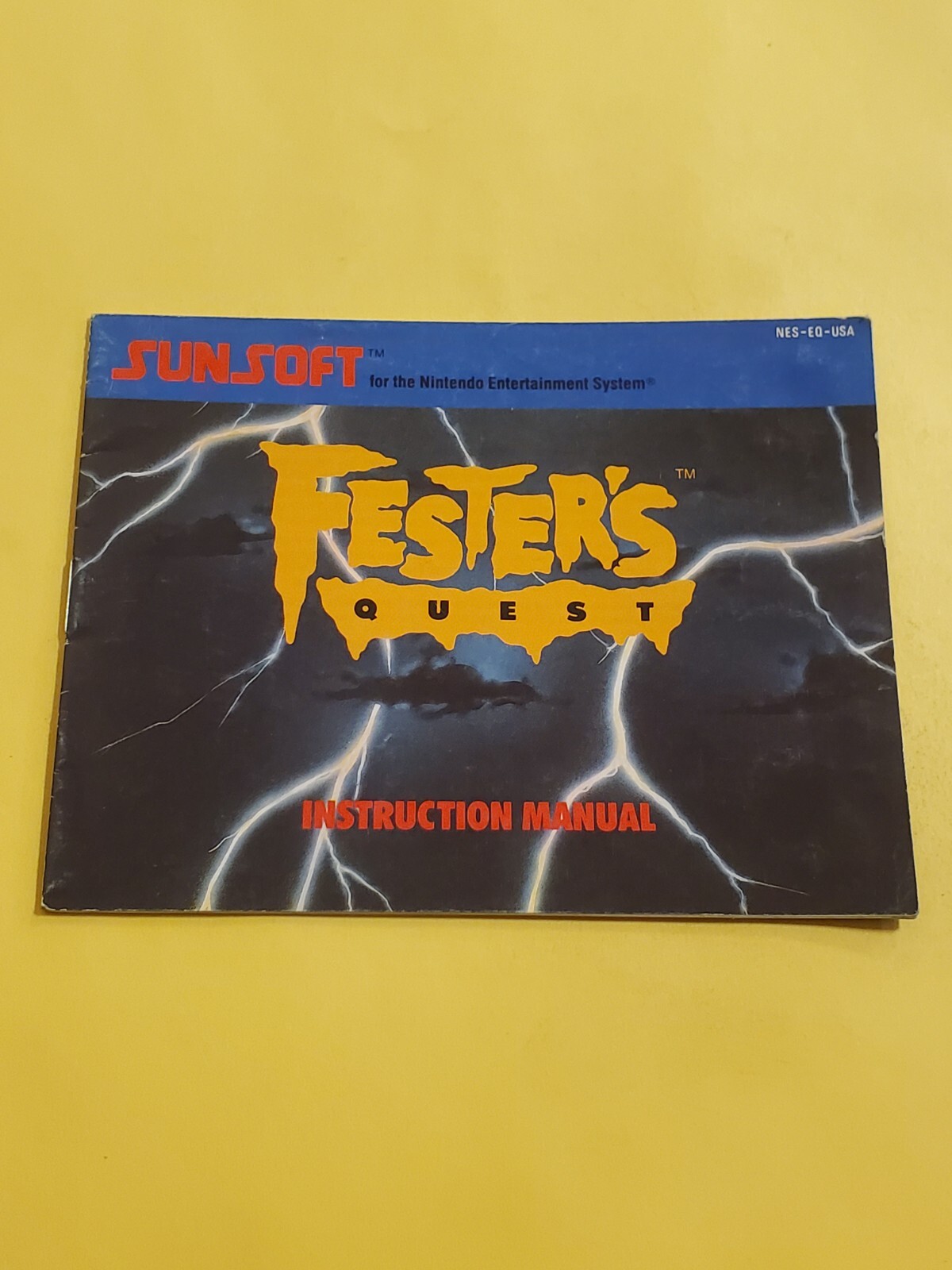 festers quest nes manual