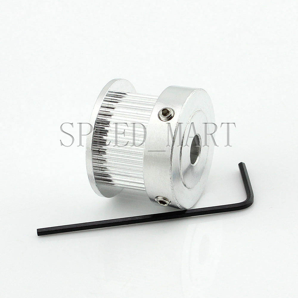 5 X GT2 Aluminum Timing Belt Pulleys 32 Teeth 8mm Bore 11mm Width for 3D Printer