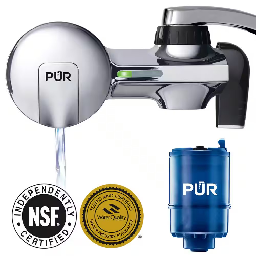 PLUS Faucet Mount Filtration System, Chrome