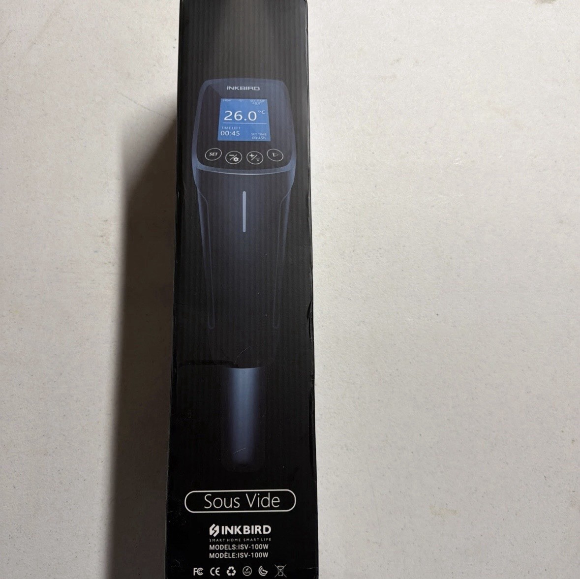 Inkbird ISV-100W Sous Vide Precision Cooker 100W Electric Black