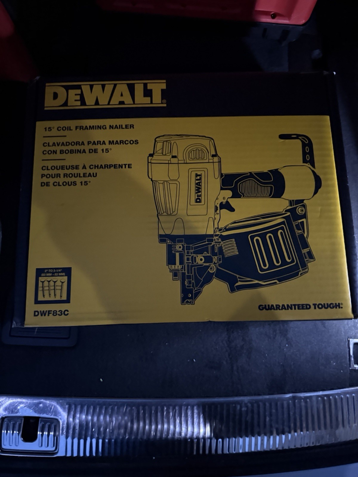 New DEWALT 15° Pneumatic Coil Framing Nailer  DWF83C FREE PRIORITY SHIPPING