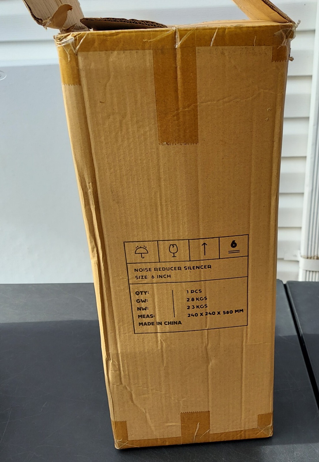 Vivosun 6" Inline Duct Fan Noise Reducer Silencer