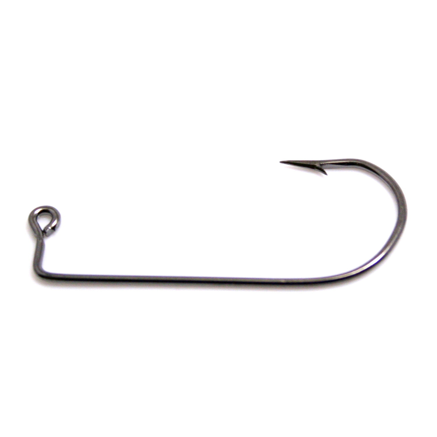 100 #2 Eagle Claw 570BP Black Platinum Jig Hooks for Jig Molds