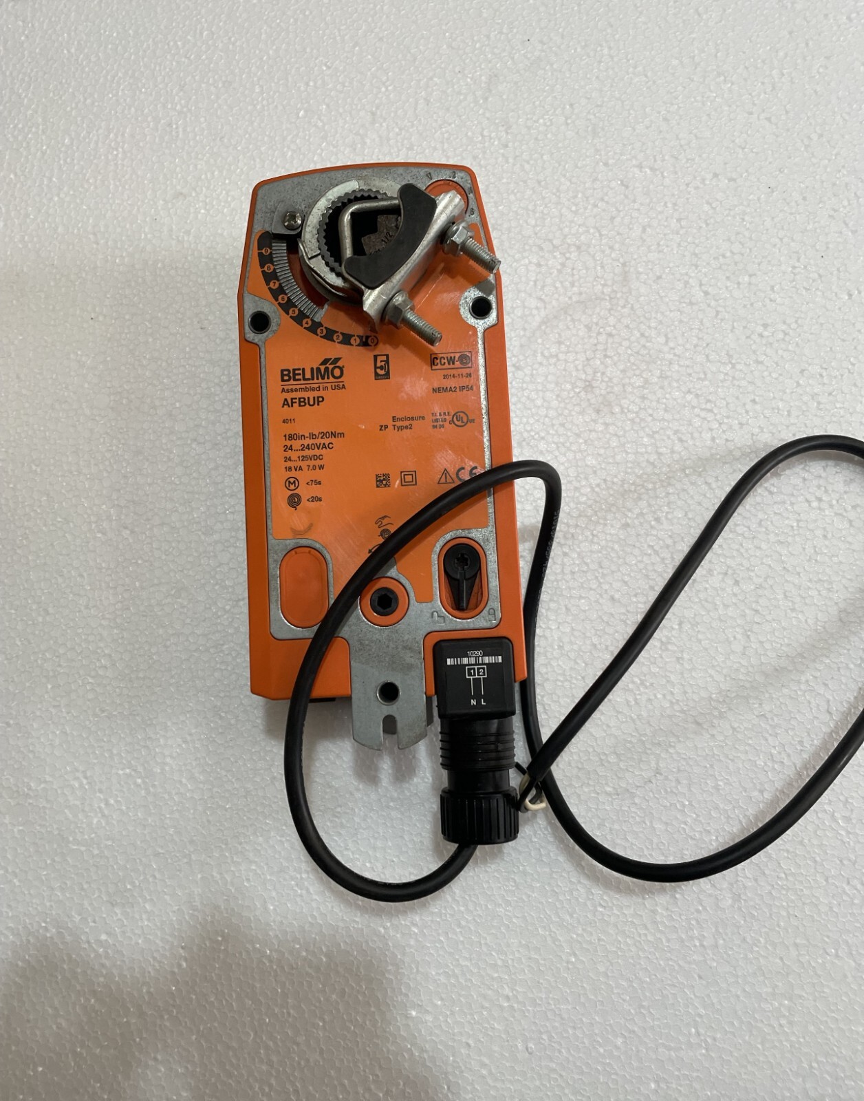 Belimo AFBUP Fire and smoke dampers / Spring-return actuator - Belimo AFBUP