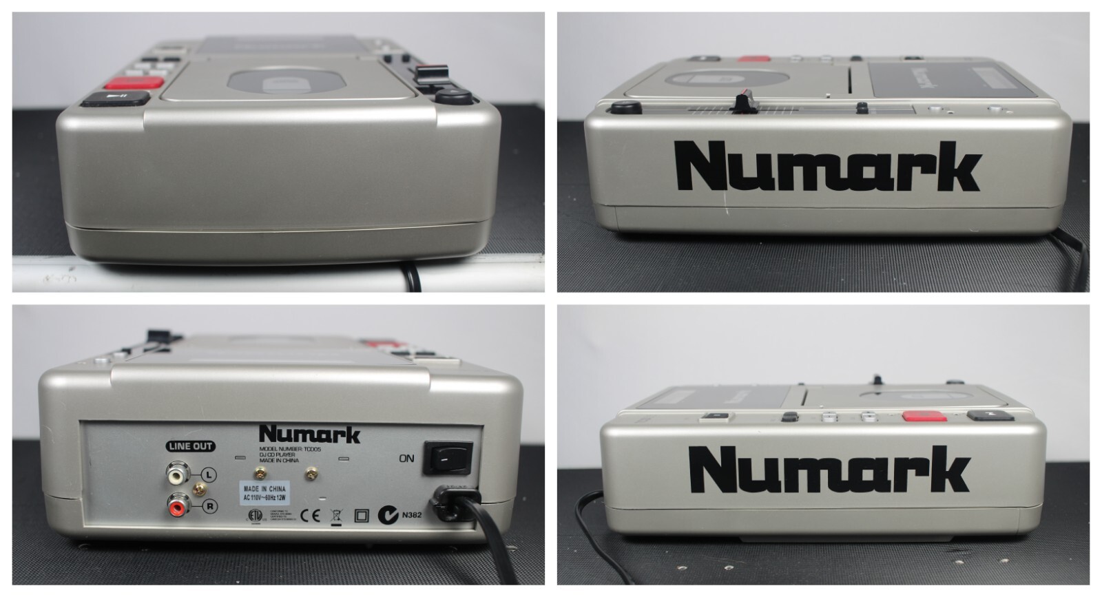 Numark MX05 Mixer 1 CD TCD05 CDJ MISSING 1 CD PLAYER (SYSTEM INCONPLETE,) WORKS