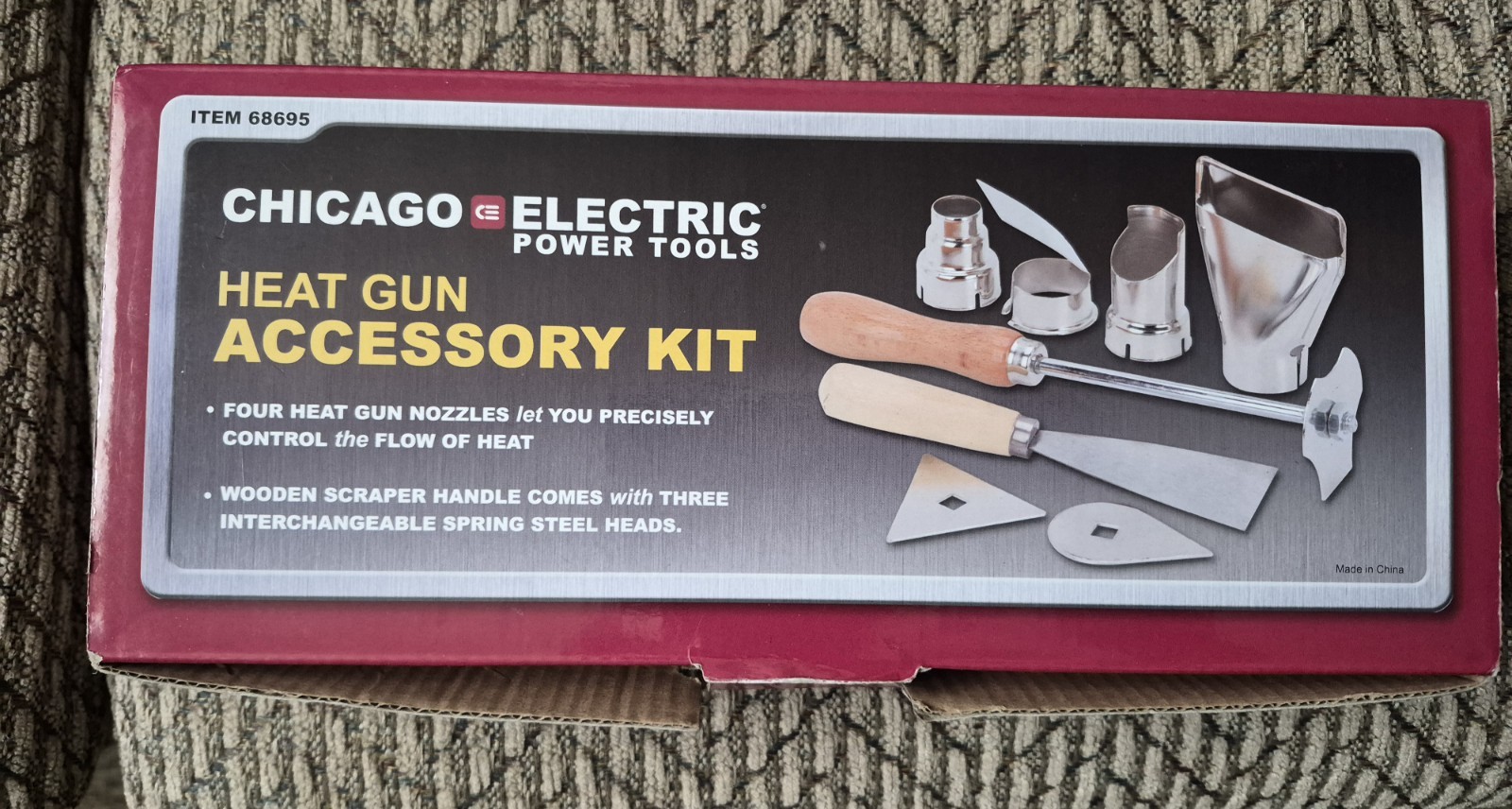 Chicago Electric Heat Gun Accessory Kit 7 items