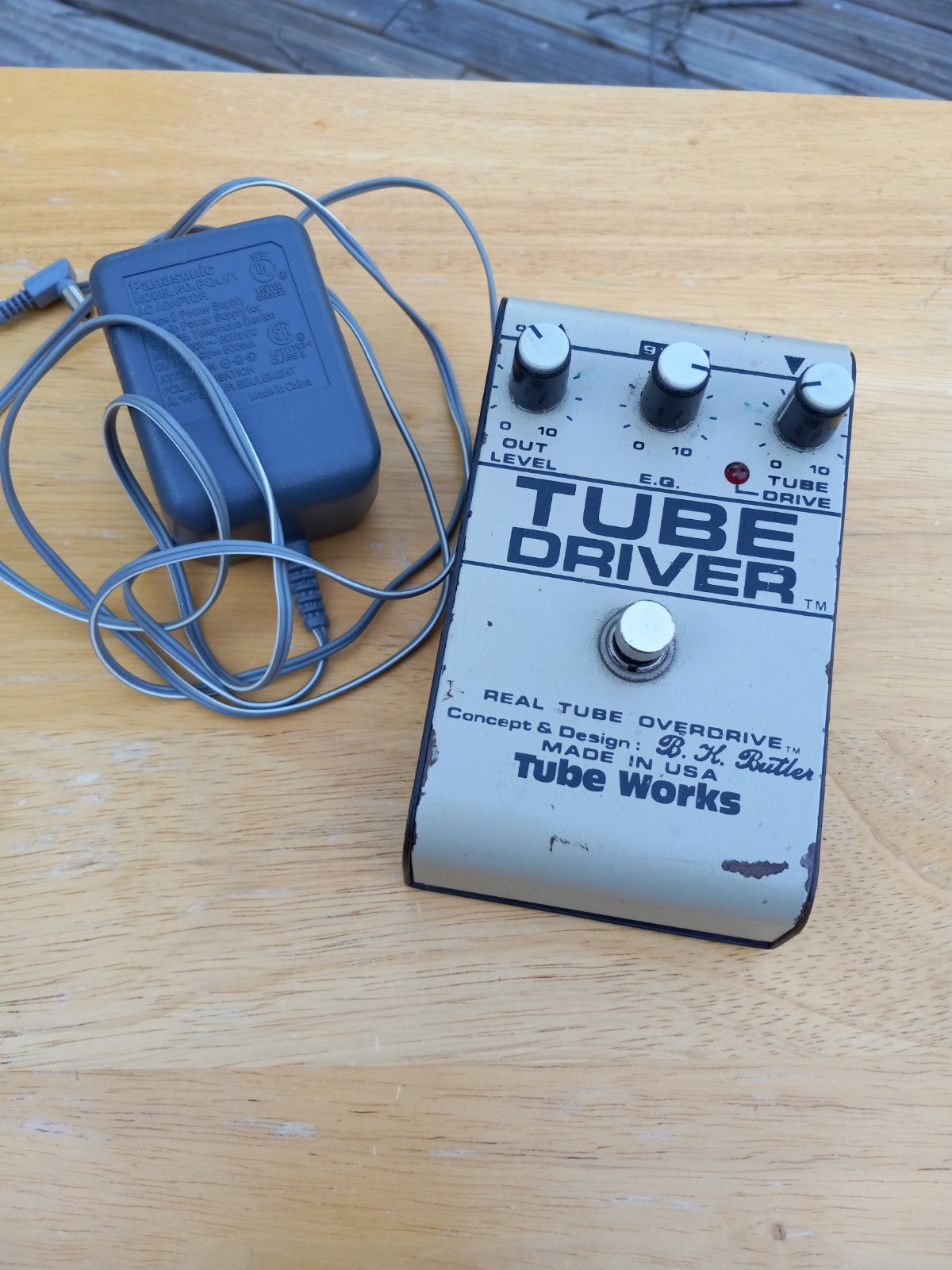 Vintage Tube Works Tube Driver, Overdrive/Fuzz, by BK Butler, 90’s  Works Great!
