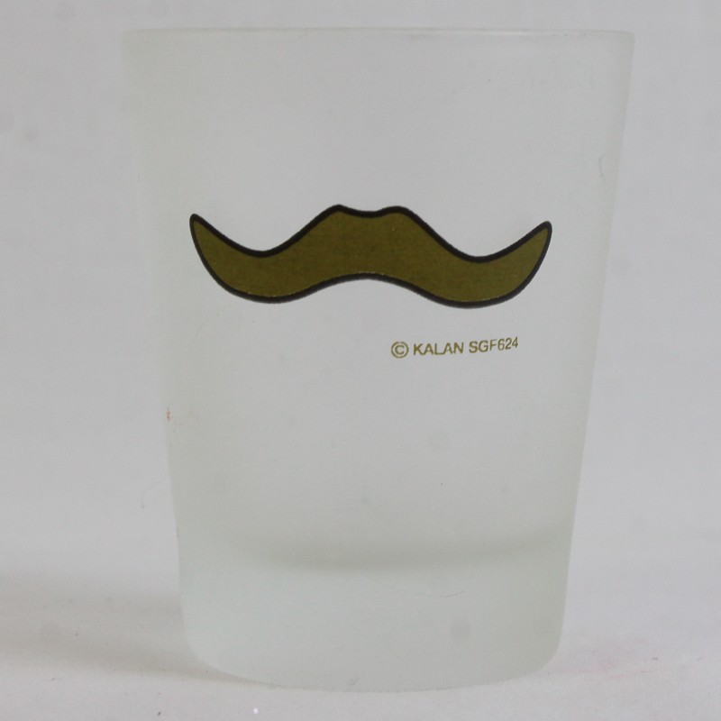 Mustache Clear Shot Glass 1 Ounce Kalan Barware
