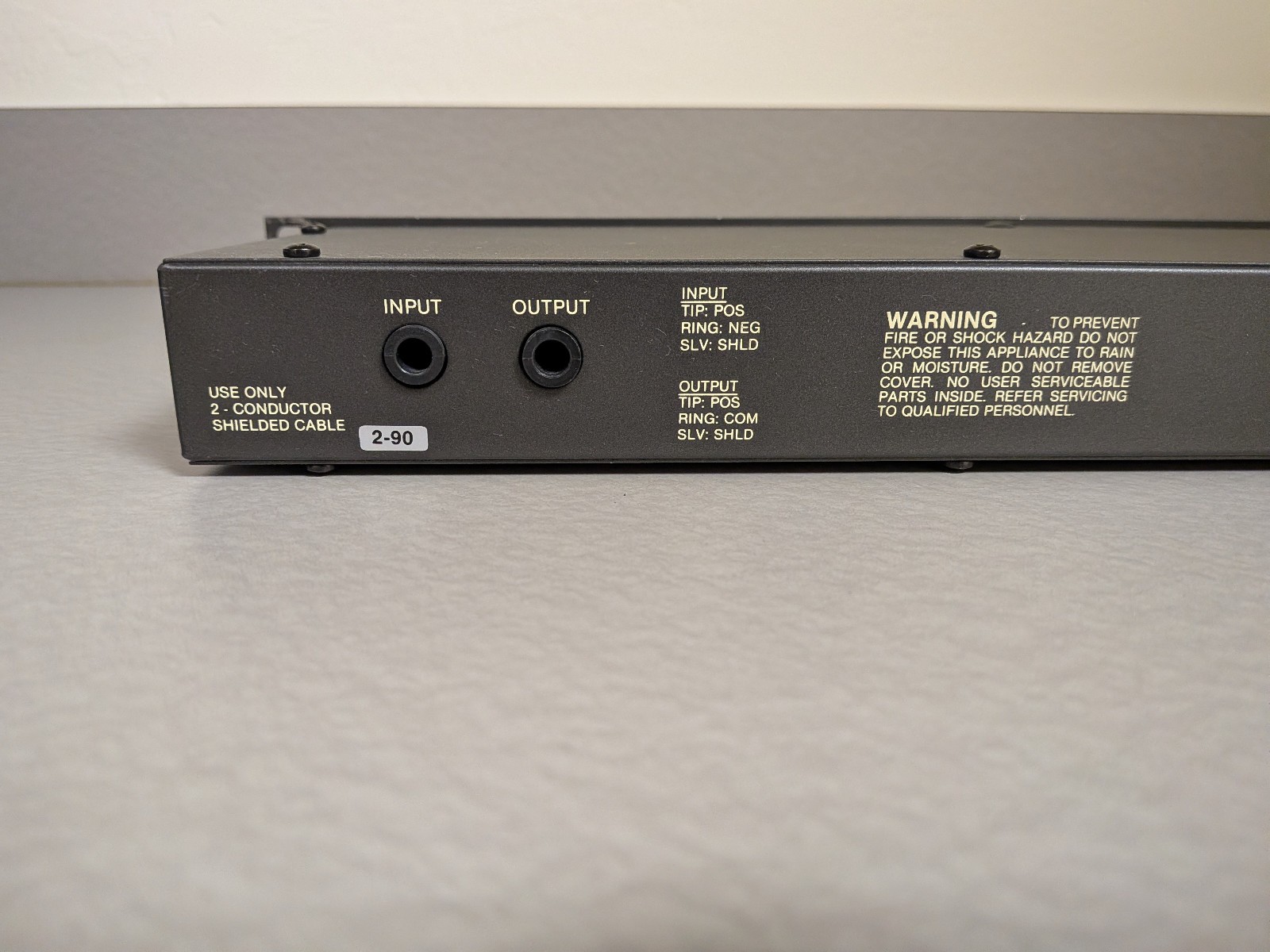 Rane ME30 Rack Mountable Graphic Equalizer EQ Missing One Knob