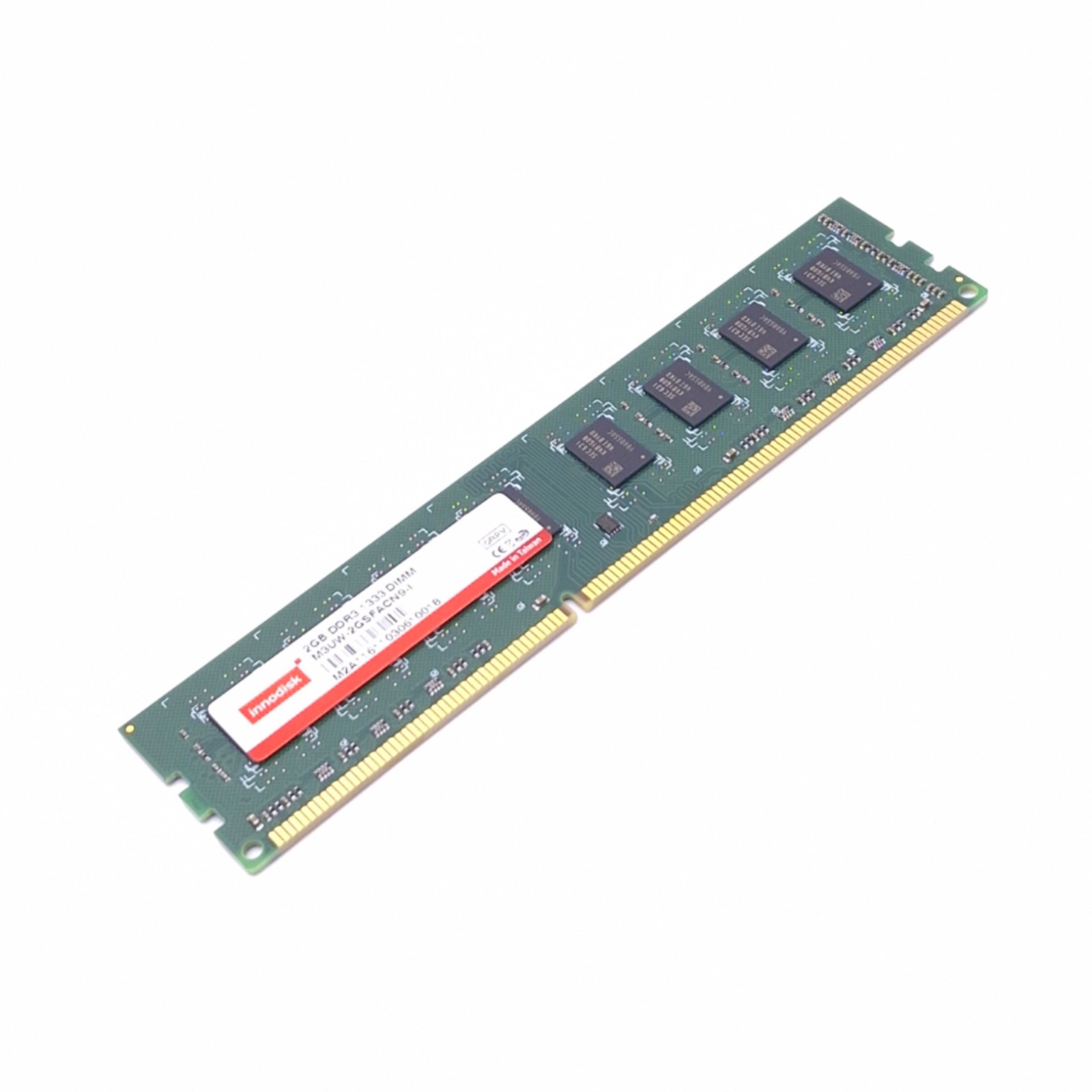 Innodisk M3UW-2GSFACN9-I Memory Module, 2GB DDR3-1333 SDRAM, 240-Pin DIMM