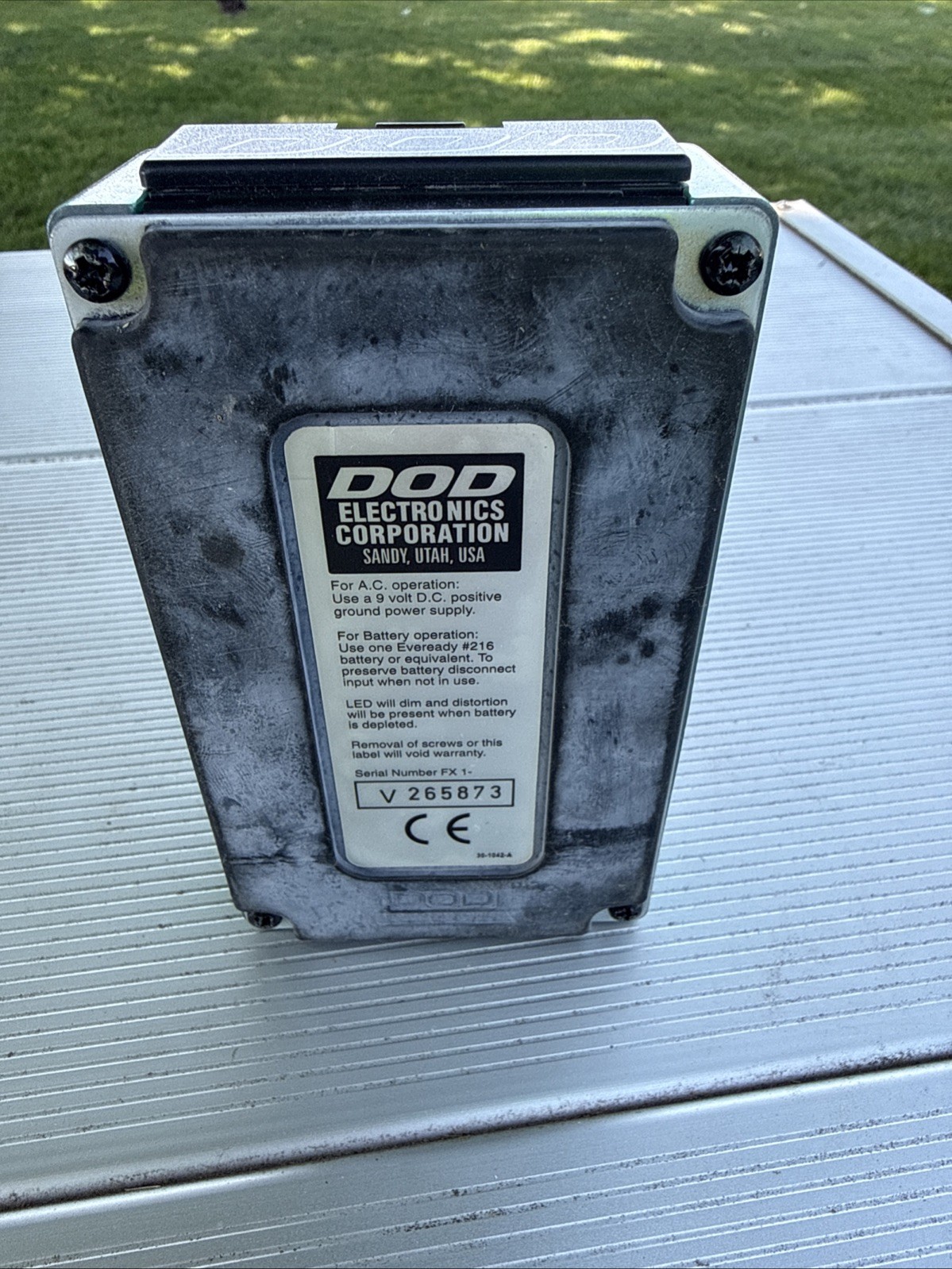 DOD FX25B Envelope Filter Guitar Bass Effects Pedal