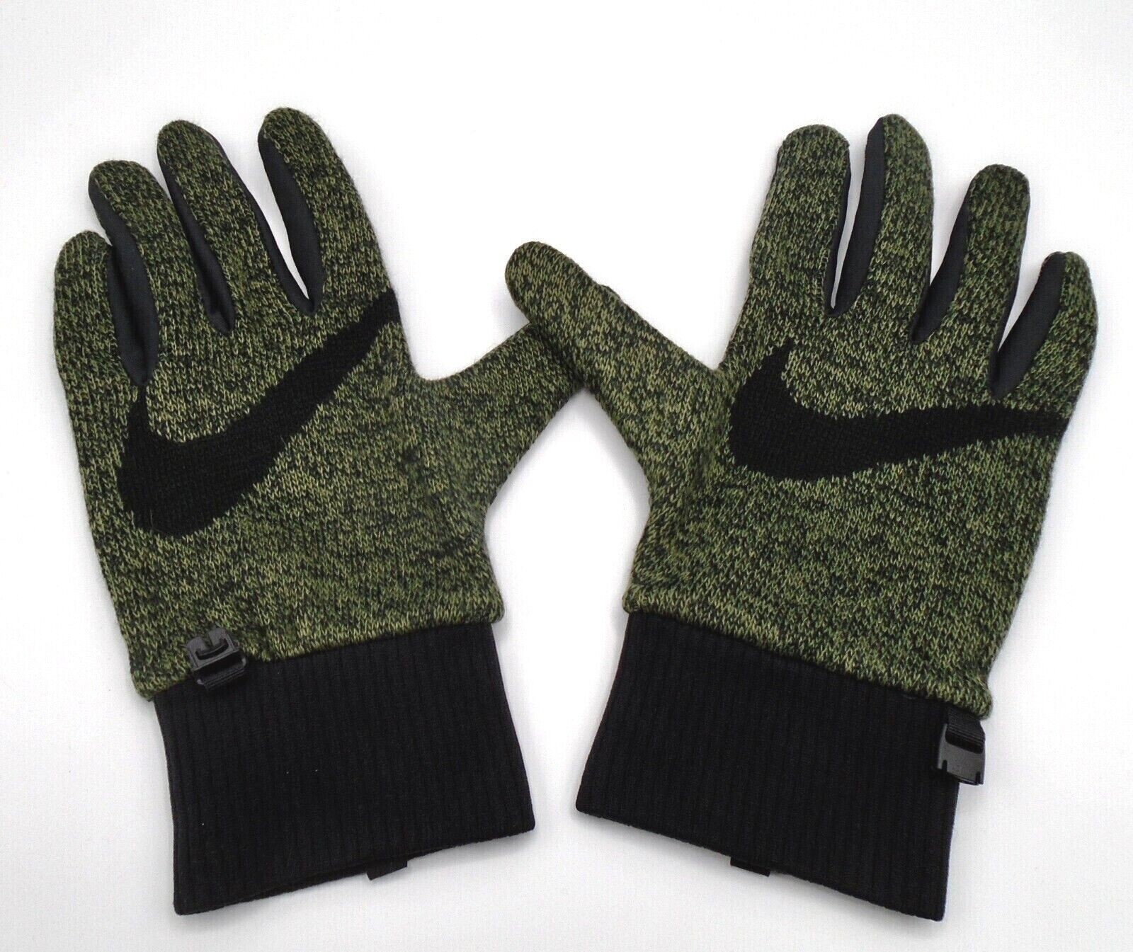 Nike Men's Hyperstorm Knit Gloves Men's XL Color Medium Olive/Black