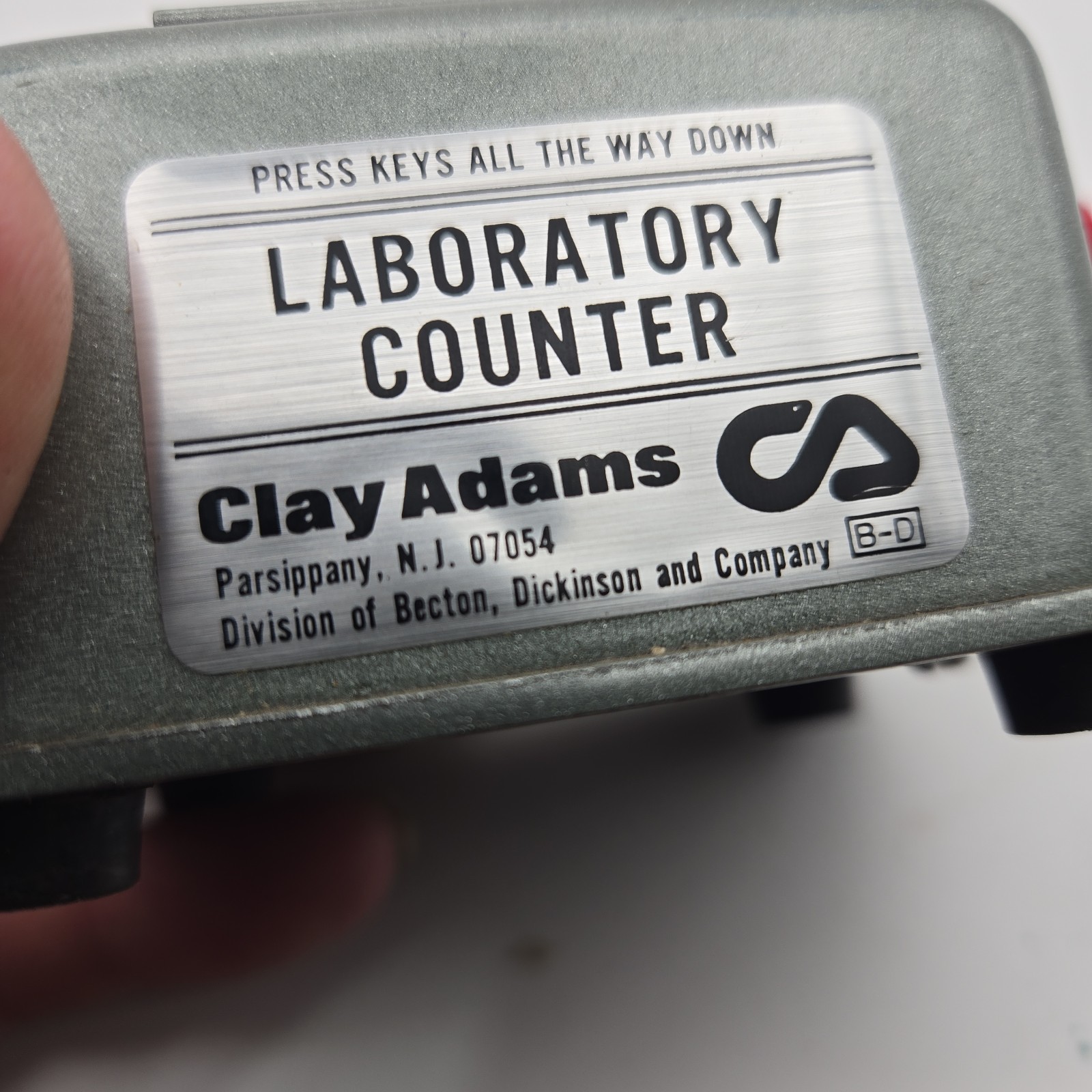 Clay Adams Laboratory Counter 2-Button