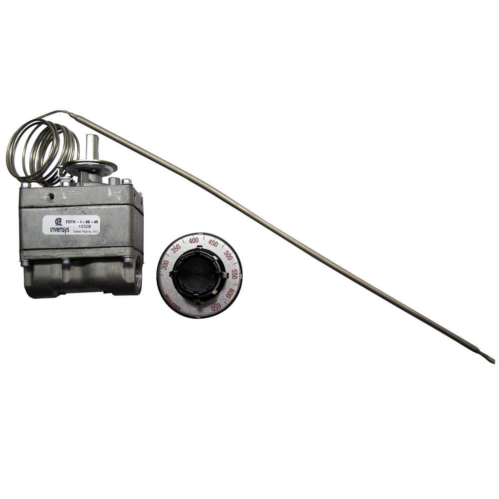 ROBERTSHAW 4200-503 Gas Thermostat, 1/2 in Pipe,300 to 650 F 6KXH5