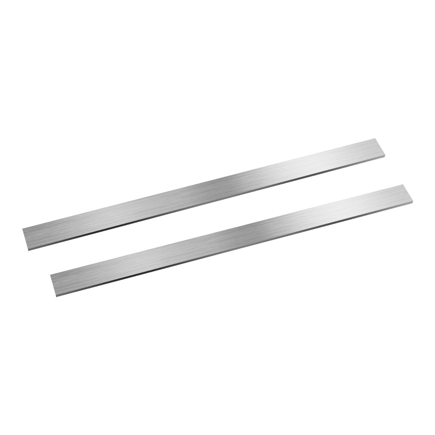 2pcs 304 Stainless Steel Flat Bar, 1/8" x 25/32" x 12" (TxWxL) Brushed Finish...