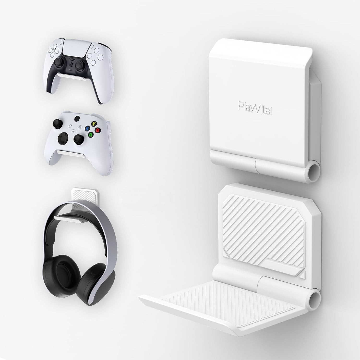 FOLD Controller Holder Wall for ps5 ps4 Xbox Switch 2 Pro Headset 2 Pack