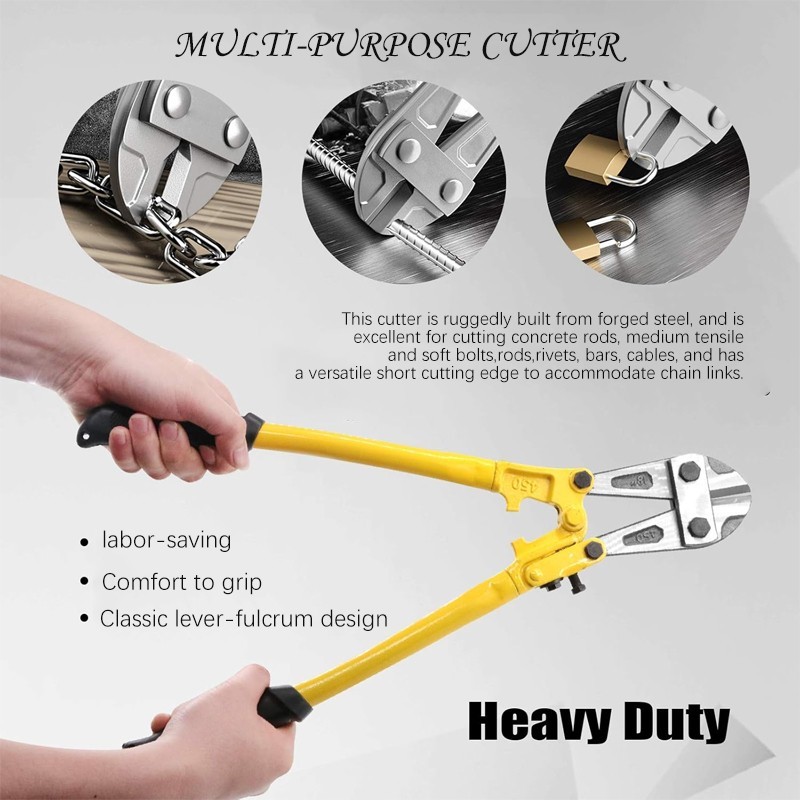 1x 14-inch heavy-duty bolt cutters, suitable for cutting locks, wire, and chains