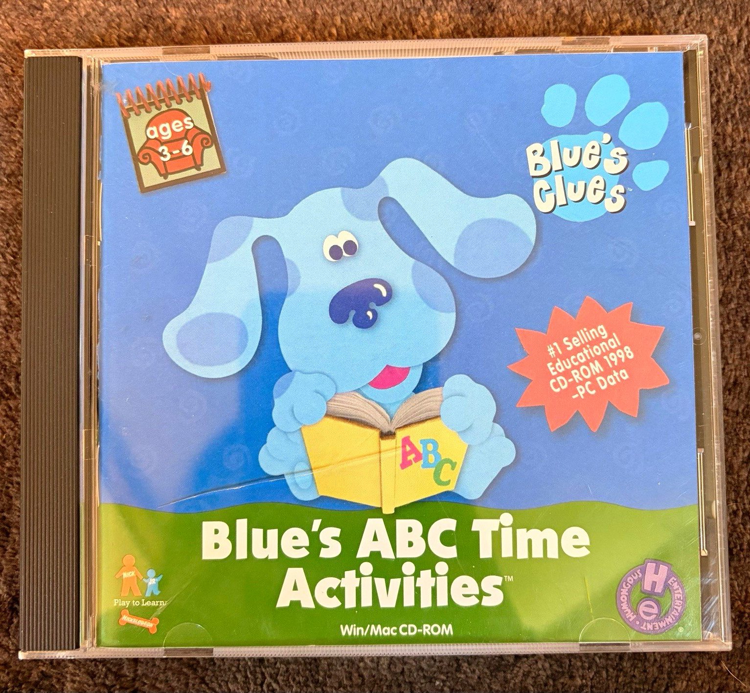 Humongous Entertainment Blue's Clues Blue's ABC Time Activities CD Win/Mac