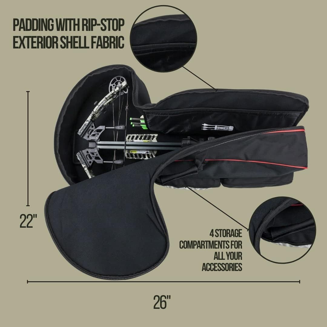 Crossbow Package with Backpack Case and Broadheads 405 FPS Lightweight Hunting