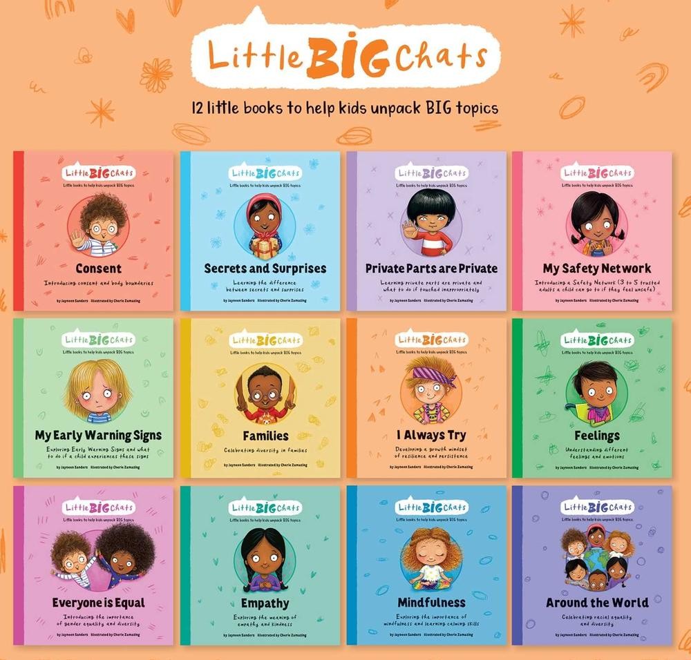 Little Big Chats: Little books to help kids unpack BIG topics by Jayneen Sanders