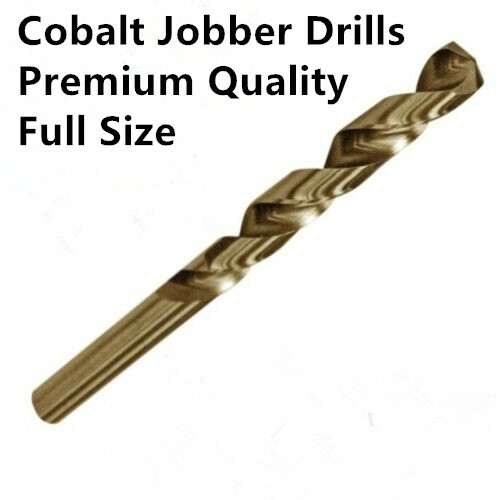 HSS Gold Cobalt Jobber Drill Bit 0.7mm-8mm Full size