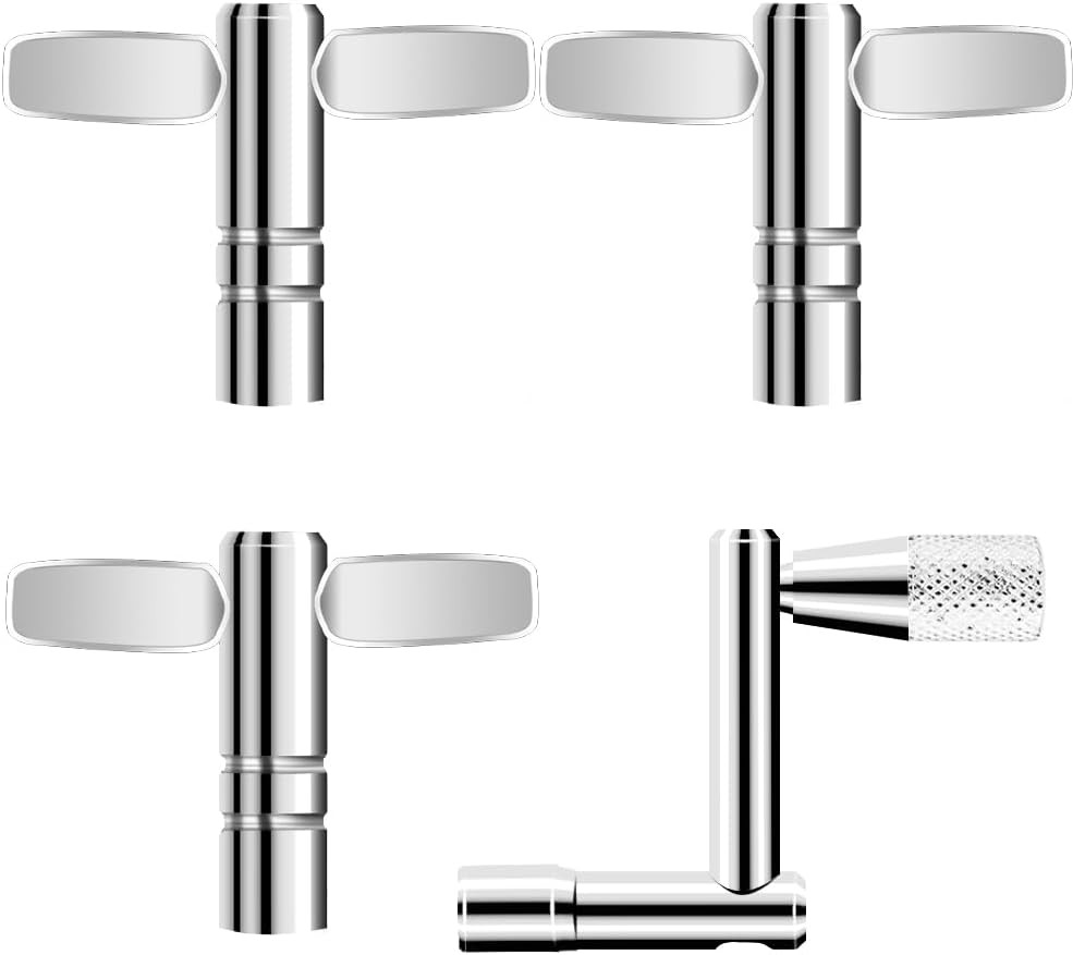 Drum Tuning Key 3 Pack Universal Speed Key Continuous Motion