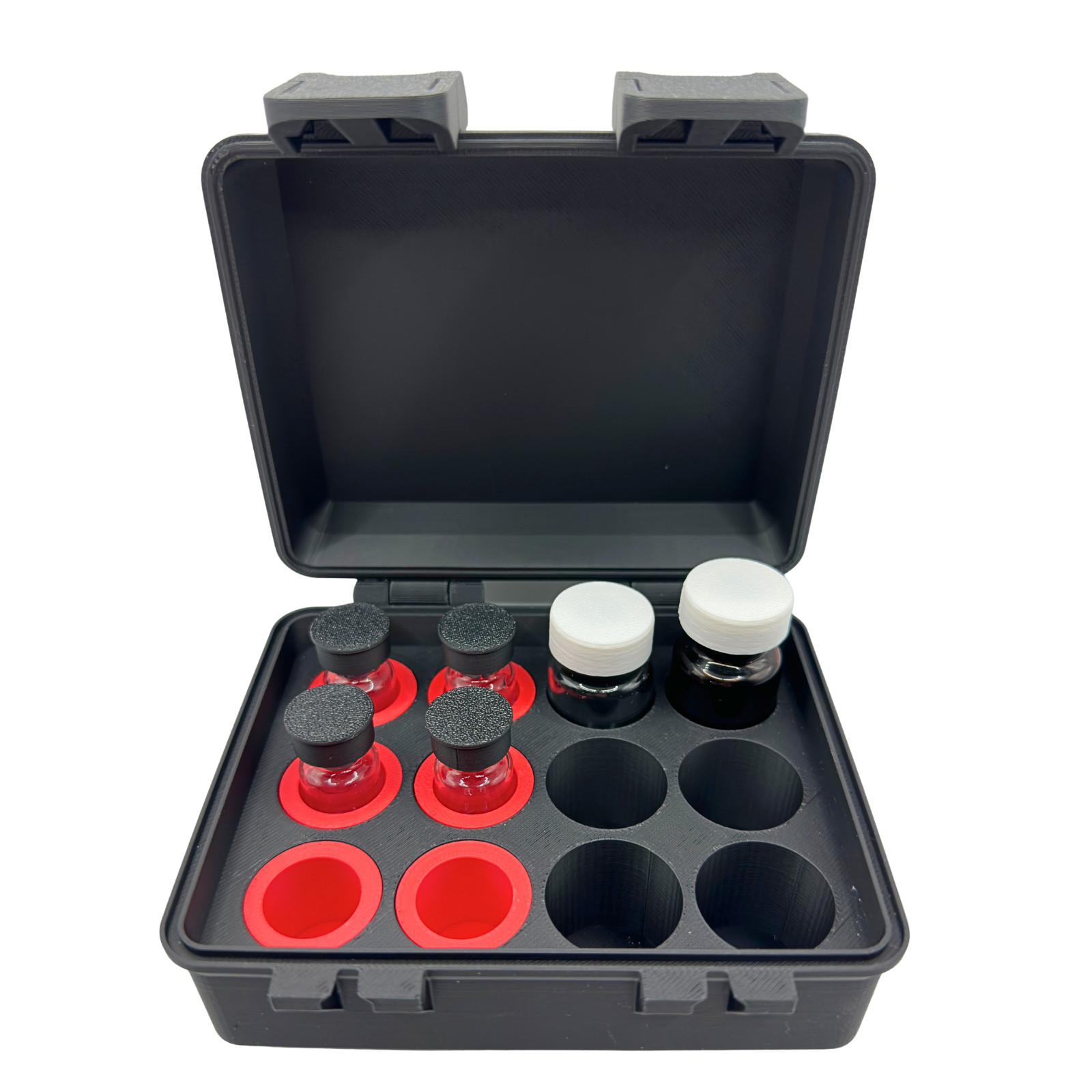 12 Slot Vial Storage Case Organizer Fits 3mL 5mL 10mL Injection Vials