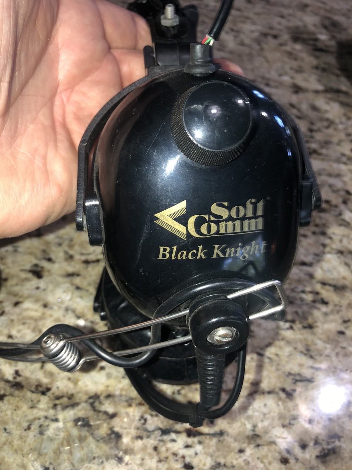 Softcomm c-50 “Black Knight” Noise Cancellation Aviation Headset