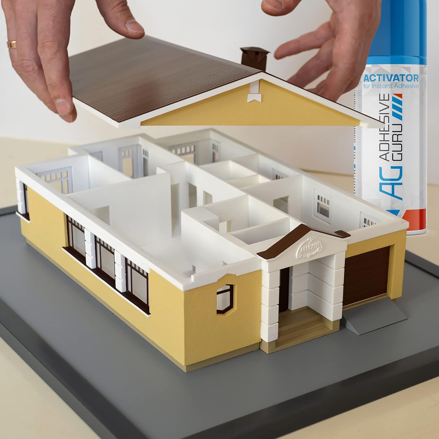Adhesive Guru CA Glue with Activator (2X 0.9 2 Pack, Ca