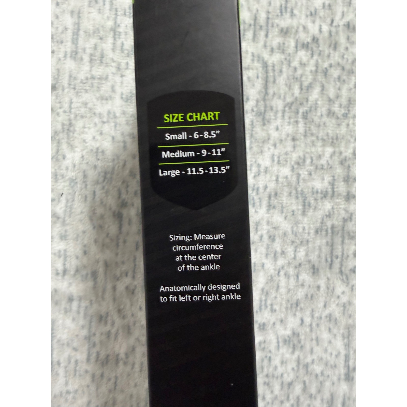 P-TEX Ankle Sleeve Thermal Compression Support Black Small PTXANK01