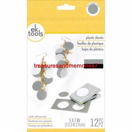 ek tools PLASTIC SHEETS 12 Total Pieces, Use w/ punches on a hard surface