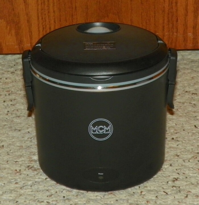 MCM - Electric Portable Cooker w/ Steamer Insert - Black